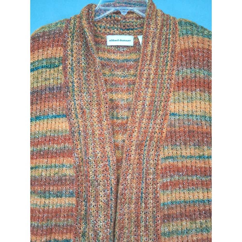 Alfred Dunner Women's Cardigan Sweater‎ Brown Size L